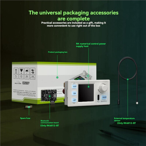 RK6012BT 60V 12A Step-Down - Voltage Transformer Model Converter Power Supply Module Adjustable Output Tester 1