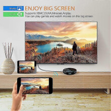 (UK plug, 4g64g) Dual WIFI Android9 Smart Television Box Powerful Household Medias Player for Living Room Bedroom