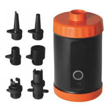Electric Air Pump for Inflatables High-Pressure Rechargeable with 5 Nozzles 4000 MAh Battery Powered for