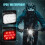 10 LED Bicycle Lights Set, Front and Rear, Waterproof, Rechargeable, Type-C 7