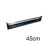 (45cm, Black) Extendable Closet Hanger Rack Pull-Out Closet Valet Rod Adjustables Wardrobe Clothing Rail 1