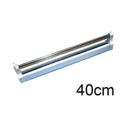 (40cm, White) Extendable Closet Hanger Rack Pull-Out Closet Valet Rod Adjustables Wardrobe Clothing Rail