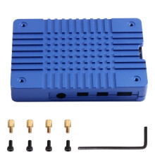For Raspberry Pi 4 Model B Aluminum Case Heatsinks Kit Metal Shell Box for RPI 4B Model B Shell Metal Cover Enclosure