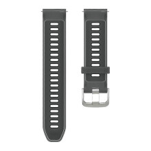 (Black) 18mm Silicone Watch Band Compatible For Huawei Watch GT 5 41mm / GT 4 41 mm / Garmin Venu 3S Transparent Wrist Strap