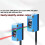 RGB Color Photoelectric Sensor Automation Industries Color Mark Code Sensor Paint Packing Machine Color Mark Sensor A 3