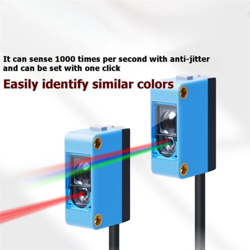 RGB Color Photoelectric Sensor Automation Industries Color Mark Code Sensor Paint Packing Machine Color Mark Sensor A 2