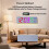 RGB Digital Wall Clock TEMP Humidity Date Week Count-/Countdown 12/24H   Synchronization LED Clock 5