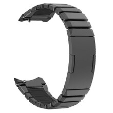 Compatible for Huawei Watch GT Runner 2 Silicone + Titanium Alloy Dual Color Watch Strap with Folding Buckle