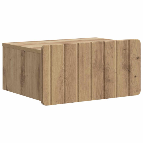 VidaXL vidaXL Wall-Mounted Bedside Cabinet 2 pcs Artisan Oak Engineered Wood 2