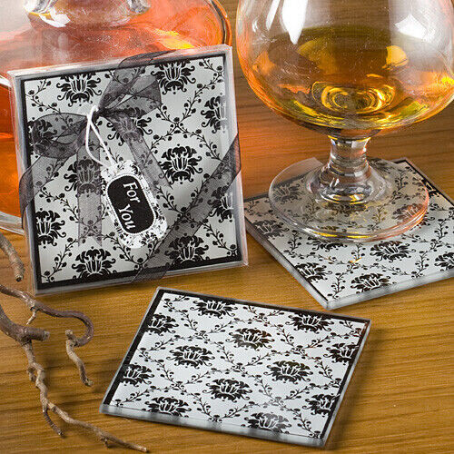Damask Design Coaster Set 1