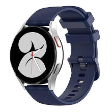 (Blue) Compatible For Polar Vantage M/Vantage M2/Gait X/Gait X Pro Carbon Fiber Texture Silicone Watch Band Replacement Wrist Strap with