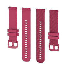 (WineRed) Compatible For Polar Vantage M/Vantage M2/Gait X/Gait X Pro Carbon Fiber Texture Silicone Watch Band Replacement Wrist Strap with