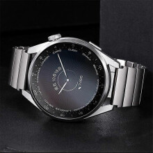 (Grey) Compatible For Huawei Watch GT4 / GT3 / GT2 46mm Titanium Alloy Smartwatch Strap 22mm