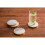 Set Of 4 Round White Marble Coasters 1