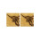 Texas Longhorn Oak Coasters - Set of 2 2