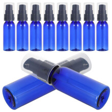 10pcs 30ML Blue Plastic Empty Bottle Dispenser Make Up and Skin Care Water Refillable Bottles Multifunctional Cosmetic Container for Travel
