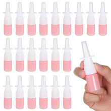 Empty Spray Atomizers Travel Bottles Nasal Spray Pink 5ml PET Material Everyday Use Liquid Storage 50Pcs