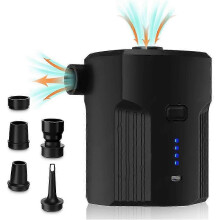 Portable Electric Air Pump compatible with Inflatables compatible with Outdoor Camping,Air Mattress Beds,Boats,Cushion,Couch,Pool Floats A