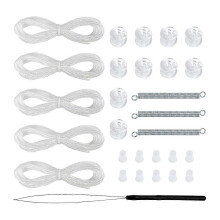 RV Pleated Shade Repair Kit, Pleaded Shade Repair Kit, Window Shade Restringing Kit for RV Day/Night Shades