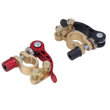 1 Set /2pcs Battery Terminal Clip Connector Disconnect Car Battery Terminal Connector, Positive and Negative Pole Clip