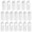 20 Pcs Microscope Slide Storage Box Plastic Rectangle Blood Slide Holder for 5 Slides with Lid for Science Specimens 1