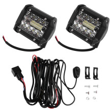 4-Tums LED-Podlampor Spot Flood Combo Offroad-Ljus för Lastbil, Traktor, Grävmaskin, Båt, ATV, SUV, UTV, för