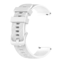 (White) Compatible For Polar Vantage M/Vantage M2/Gait X/Gait X Pro Carbon Fiber Texture Silicone Watch Band Replacement Wrist Strap with