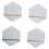 Sena Set Of Four White Marble Coasters 3
