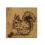 Red Squirrel Single Oak Coaster 2