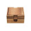 Acacia Wood Square Coaster 6pce Set with Square Holder 3