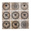 Set of 9 Dad's BBQ Wooden Coasters 3
