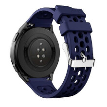 (Blue) 22MM Soft Silicone Watch Band Strap Replacement Compatible For Huawei Watch GT 2e