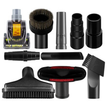 Home Cleaning Kit: Upholstery Turbo Brush Attachment with Rotating Brush , for and for Vacuum Cleaners