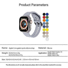 (Pink) KALEBOL Compatible For Apple Watch Series 9 8 7 41mm / SE (2023) SE (2022) SE 6 5 4 40mm / 3 2 1 38mm Watch Band Silicone Strap