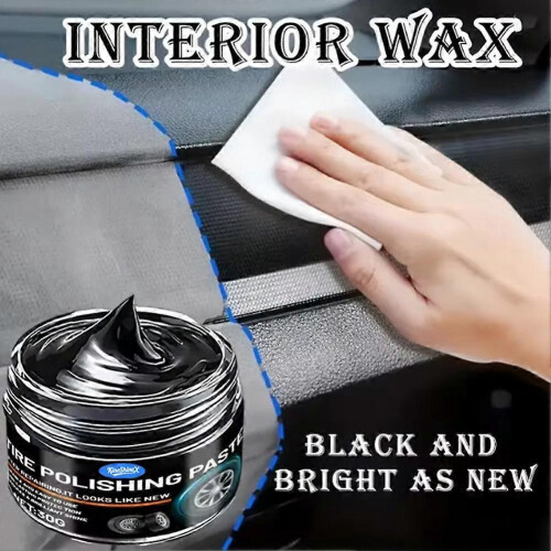 (50g) Car Interior Repair Paste Black Plastic Leather Dual Material Easy Operation