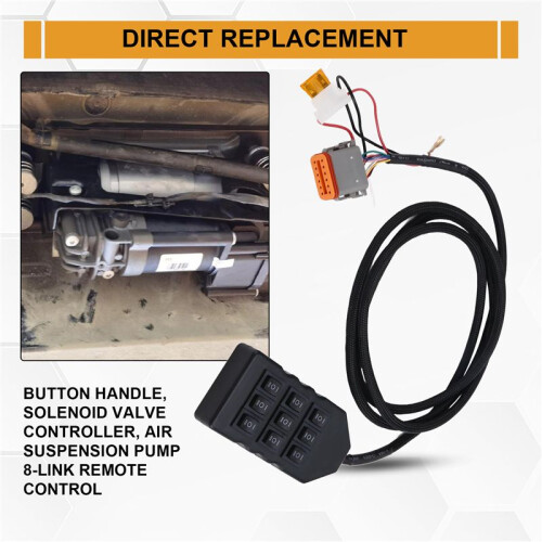 9 Button Handle Solenoid Valve Controller 8-Corner Solenoid Valve Remote Controller for SMV-02 AA-VU8 2