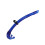 Blauer Easy Breath Tauchschnorchel PVC 12