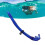 Blauer Easy Breath Tauchschnorchel PVC 11