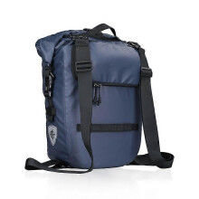 (Blue) RHINOWALK X21668 Bicycle Rear Seat Bag Large Pannier Backpack Convertible Bicycle Saddle Bag Travel Shoulder Bag Cycling Accessori