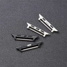 (PinkGold) 1 Pair Watch Connector Compatible For Apple Watch Series 9 8 7 41mm/6 5 4 SE (2023) SE (2022) SE 40mm/3 2 1 38mm , 20mm Stainless