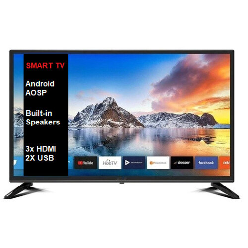 NEW 32 Inch Android Smart TV WIFI Google Assistant HDMI HD