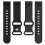 (Blue) Universal 22mm Silicone Watch Strap Solid Color Butterfly Shape Buckle Replacement Band 1