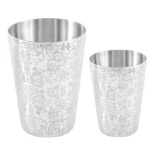 Cocktail Shaker Boston Shaker 304 Stainless Steel Barra De Ferramentas Engraving Design Boston Cocktail Shaker Tin Set