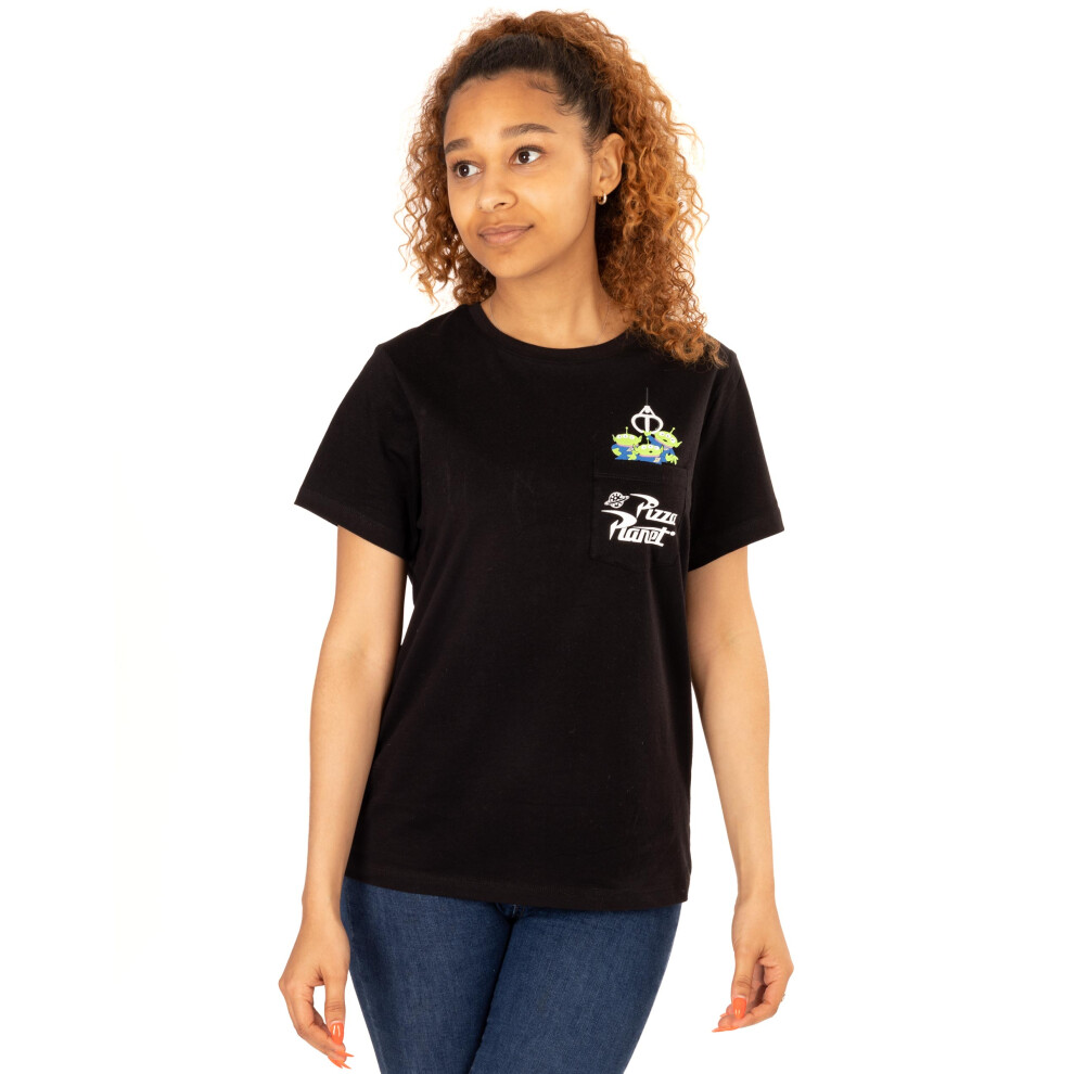 Disney (Large) Toy Story Short Sleeved T-Shirt (Womens Black)