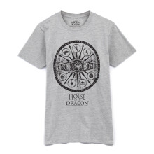 (Large) Game of Thrones Short Sleeved T-Shirt (Mens Grey)