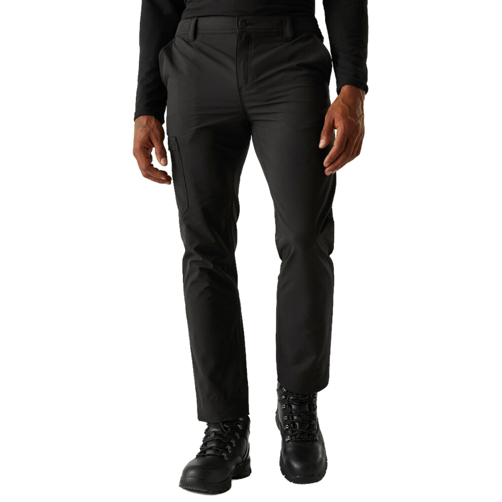 Regatta Men's Pro Action Stretch Trousers Black Size 42 R - Image 6