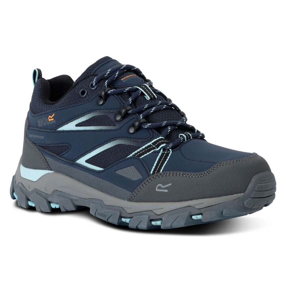 Regatta Women's Holcombe Iii Low Waterproof Walking Shoes - Navy Blue - UK 8 - Image 6