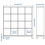 IKEA KALLAX 16 Cube Unit with Underframe 147x164 3