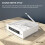 DAB+/DAB FM Radio Bedside Alarm Clock Speaker Bluetooth - Azatom Horizon 2 White 8