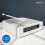 DAB+/DAB FM Radio Bedside Alarm Clock Speaker Bluetooth - Azatom Horizon 2 White 9